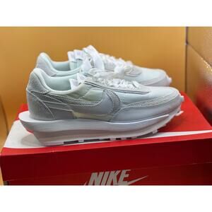 Nike LD Waffle Sacai White Nylon Size 5.5m 7w